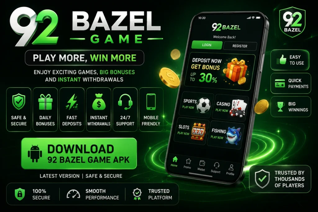 92 Bazel Game Download (Official Earning App) in Pakistan 2026