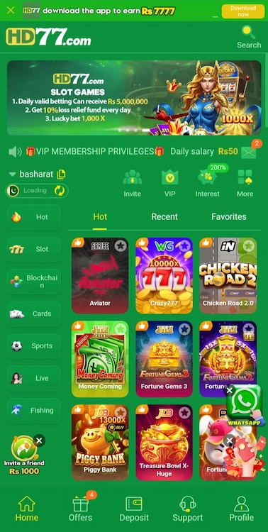 HD77 Game Online Earning App In Pakistan Free Download 2026