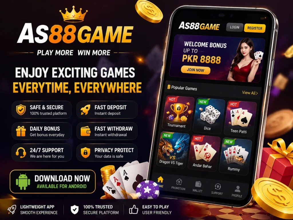 AS88Game Download New Real Earning APK For Android 2026