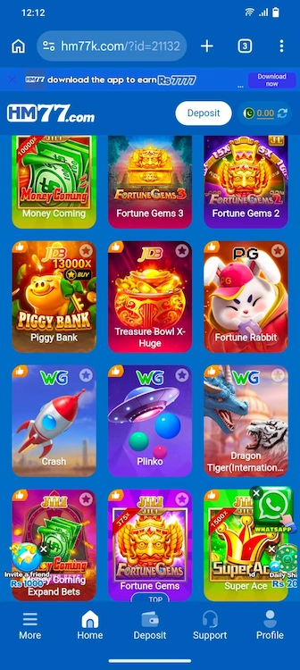 HM77 Game Real Money Earning App in Pakistan (2026)