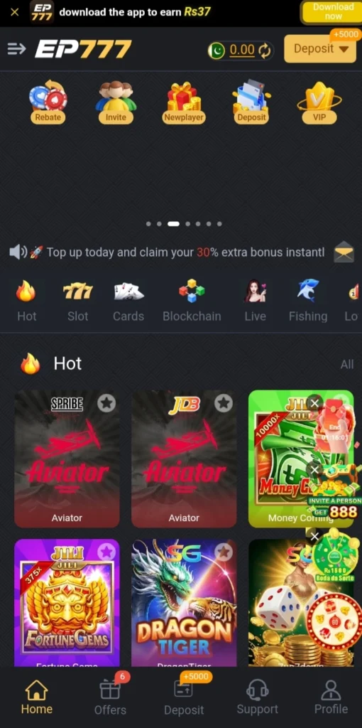 EP777 Game APK Download New Real Earning App in Pakistan