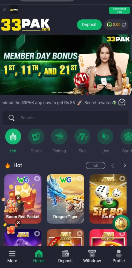 33PAK Game Download Real Earning App Latest Version 2026