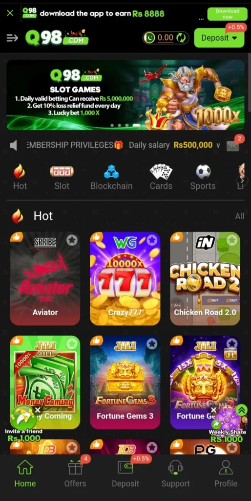 Q98Game Apk Real Money App Free Download For Android 2026