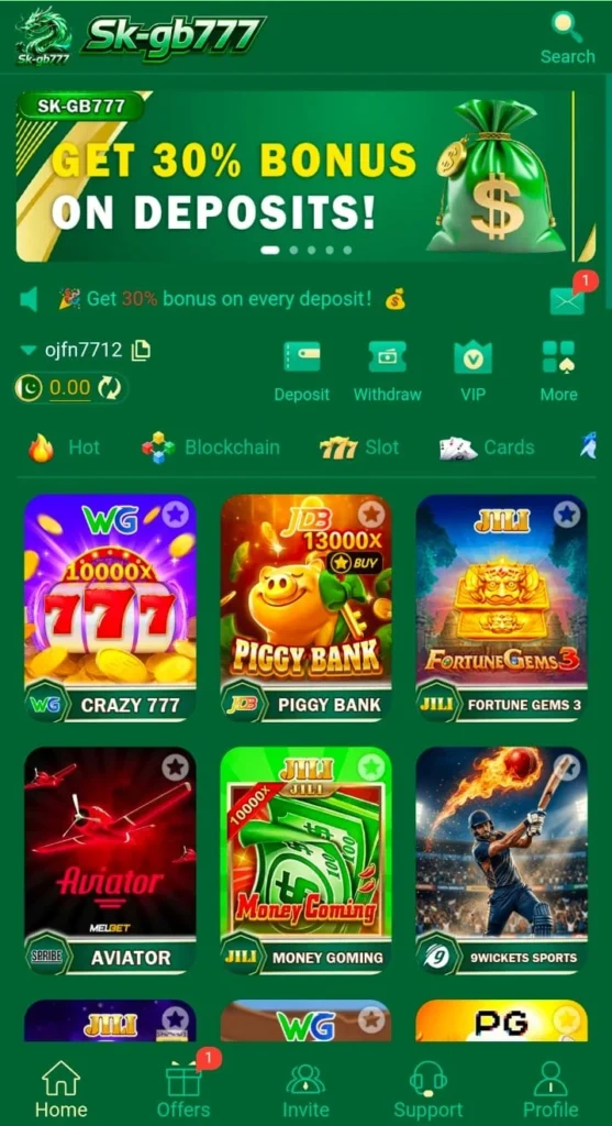 SKGB777 Game Apk Free Download Real Money app For Android 
