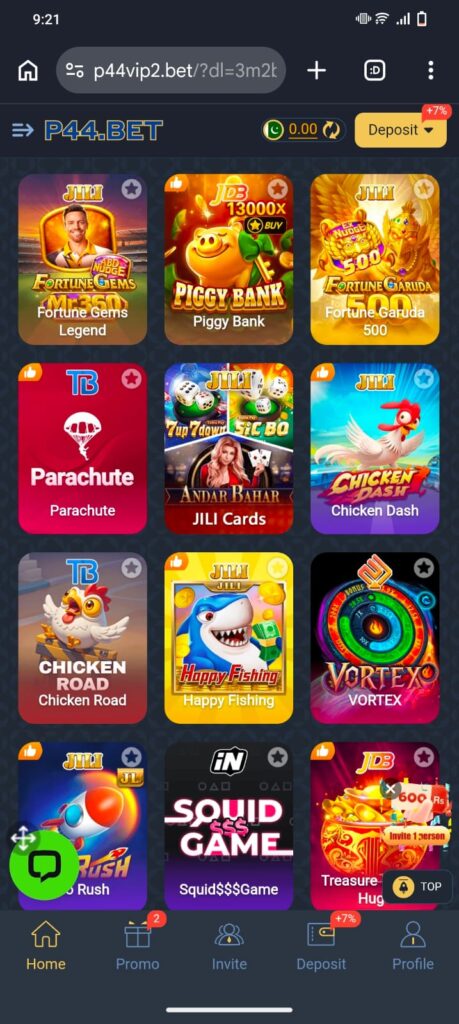P44Bet APK download latest version Real Cash game2026
