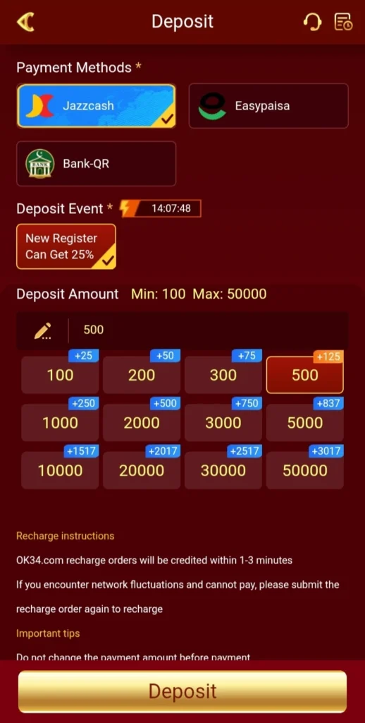 OK22 Game Download APK New Earning App in Pakistan