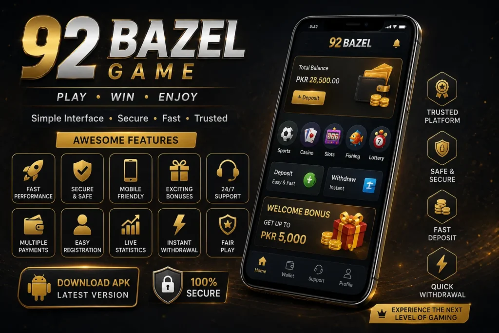 92Bazel Game Download APK Free Bonus Real Earning App 2026