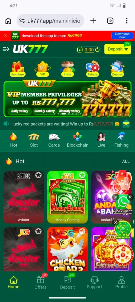 UK777 Game Download APK New Earning App in Pakistan 2026