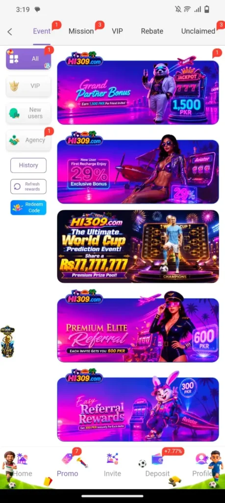 309HI Game Download APK Best Earning Money For Android 2026