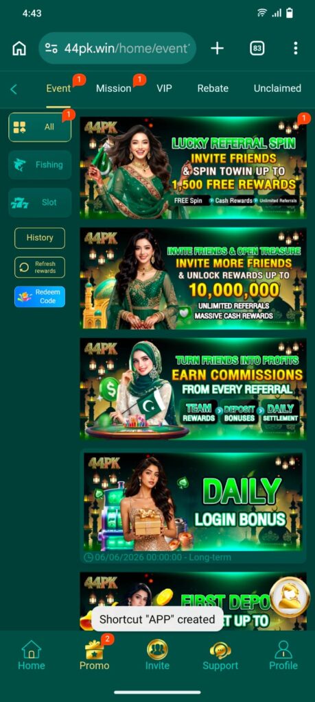 44Pak Casino Game Pakistan New App To Earn Real Money 2026